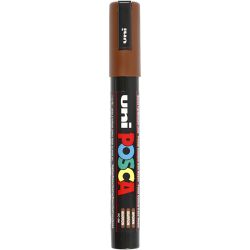 Posca Tusj, nr. PC-5M, strek 2,5 mm, medium, brun, 1 stk.