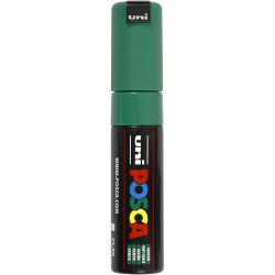 Posca Tusj, nr. PC-8K, strek 8 mm, bred, grønn, 1 stk.