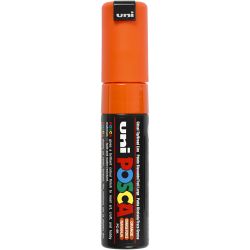 Posca Tusj, nr. PC-8K, strek 8 mm, bred, orange, 1 stk.