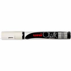 Chalk Marker, strek 1,8-2,5 mm, hvit, 1 stk.