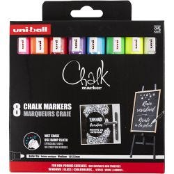 Chalk Marker, strek 1,8-2,5 mm, 8 stk./ 1 pk.
