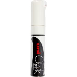 Chalk Marker, strek 8 mm, hvit, 1 stk.