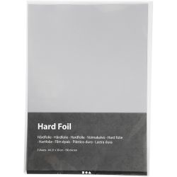 Hardfolie, A4, ark 210x297 mm, tykkelse 190 my, 5 ark/ 1 pk.
