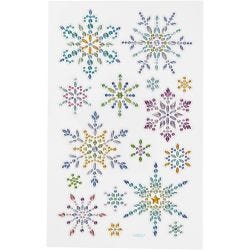 Diamond stickers, iskrystaller, ark 10x16 cm, 1 ark