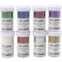 Biologisk nedbrytbart glitter
