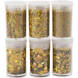 Biologisk nedbrytbart glitter og paljetter