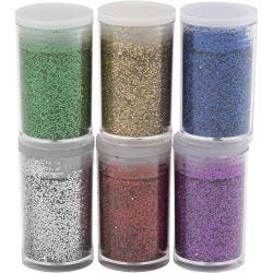 Biologisk nedbrytbart glitter