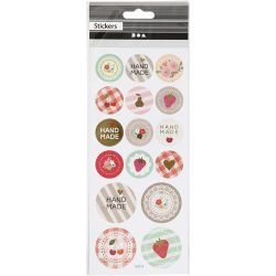 Stickers, handmade, ark 10x23 cm, 1 ark