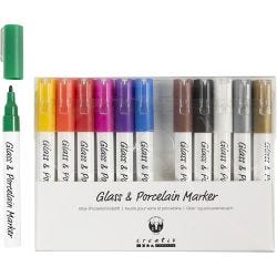 Glass- og porselenstusj
