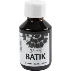 Batikkfarge, svart, 100 ml/ 1 fl.