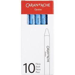 CARAN D’ACHE Neocolor I, L: 10 cm, tykkelse 8,5 mm, light blue (161), 10 stk./ 1 pk.