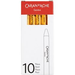 CARAN D’ACHE Neocolor I, L: 10 cm, tykkelse 8,5 mm, orange (030), 10 stk./ 1 pk.