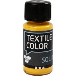 Tekstilfarge, dekkende, gul, 50 ml/ 1 fl.
