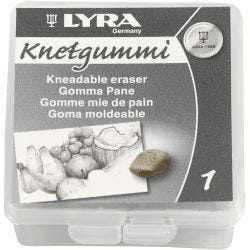 Knettgummi, str. 30x30x10 mm, 1 stk.
