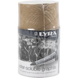 Grafitt akvarellstifter, L: 6,5 cm, 24 stk./ 1 pk.