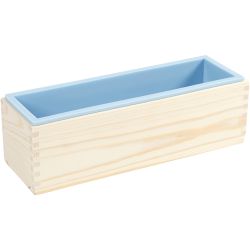 Silikonform, H: 8 cm, L: 27,5 cm, B: 8,6 cm, 1500 ml, 1 stk.