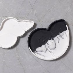 Silikonform, Konkylie, H: 0,6 cm, L: 12 cm, B: 8-9 cm, 2 stk./ 1 pk.