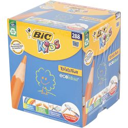 BIC Evolution Fargeblyanter, L: 17,5 cm, mine 3 mm, ass. farger, 288 stk./ 1 pk.