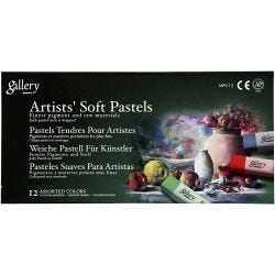 Gallery Tørrpastell, L: 6,5 cm, tykkelse 10 mm, ass. farger, 12 stk./ 1 pk.
