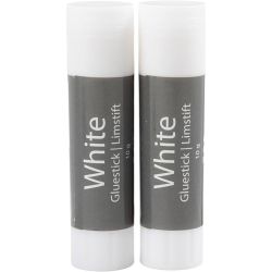 White limstift, rund, 10 g, 2 stk./ 1 pk.