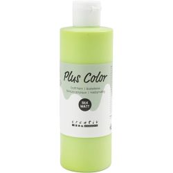 Plus Color Hobbymaling, limegrønn, 250 ml/ 1 fl.