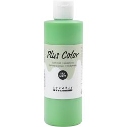 Plus Color Hobbymaling, klar grønn, 250 ml/ 1 fl.