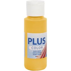 Plus Color Hobbymaling, solgul, 60 ml/ 1 fl.