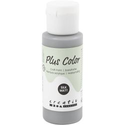 Plus Color Hobbymaling, regngrå, 60 ml/ 1 fl.