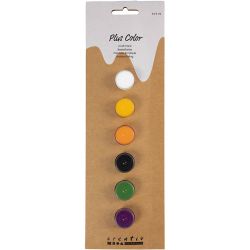 Plus Color Hobbymaling, halloween farger, 6x5 ml/ 1 pk.