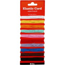 Elastisk smykketråd, tykkelse 1 mm, 10x3.50 m/ 1 pk.
