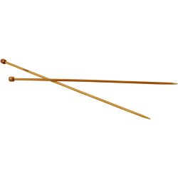 Strikkepinne, L: 35 cm, str. 5 mm, 1 par