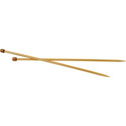Strikkepinne, 35 cm, 6,5 mm, 1 par