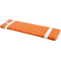 Stoff, B: 145 cm, 140 g, orange, 10 m/ 1 rl.