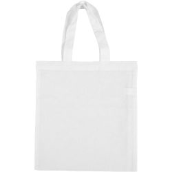 Handlepose , str. 28x30 cm, 130 g, hvit, 1 stk.