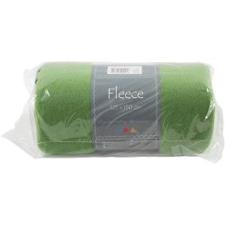 Fleece, L: 125 cm, B: 150 cm, 200 g, grønn, 1 stk.
