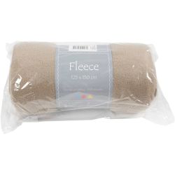 Fleece, L: 125 cm, B: 150 cm, 200 g, grå, 1 stk.