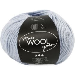 Ullgarn, L: 125 M, støvete blå, 100 g/ 1 nst.