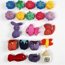Mini stoffigurer