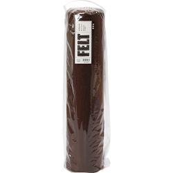 Hobbyfilt, B: 45 cm, tykkelse 1,5 mm, 180-200 g, brun, 5 m/ 1 rl.