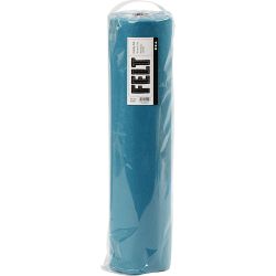Hobbyfilt, B: 45 cm, tykkelse 1,5 mm, 180-200 g, turkis, 5 m/ 1 rl.