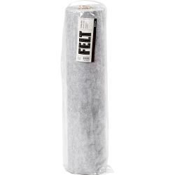 Hobbyfilt, B: 45 cm, tykkelse 1,5 mm, melert, 180-200 g, grå, 5 m/ 1 rl.
