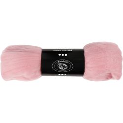 Merino Wol, dikte 21 my, lichtrood, 100 gr/ 1 doos