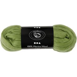 Merino Wol, dikte 21 my, cactus, 100 gr/ 1 doos