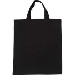 Handlepose , str. 38x42 cm, 135 g, svart, 1 stk.