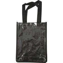 Veske med plastfront