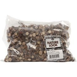 Wood Mix, dia. 7-10 mm, tykkelse 4-5 mm, 230 g/ 1 pk.