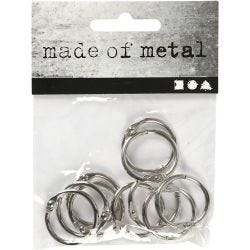 Bokring, dia. 19 mm, tykkelse 2 mm, 10 stk./ 1 pk.