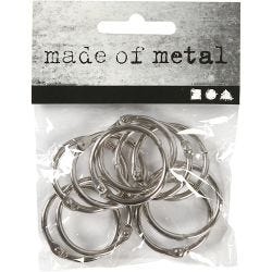 Bokring, dia. 25 mm, tykkelse 2,7 mm, 10 stk./ 1 pk.