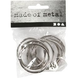 Bokring, dia. 38 mm, tykkelse 3 mm, 8 stk./ 1 pk.