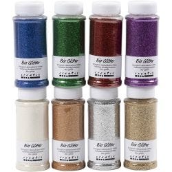 Biologisk nedbrytbart glitter